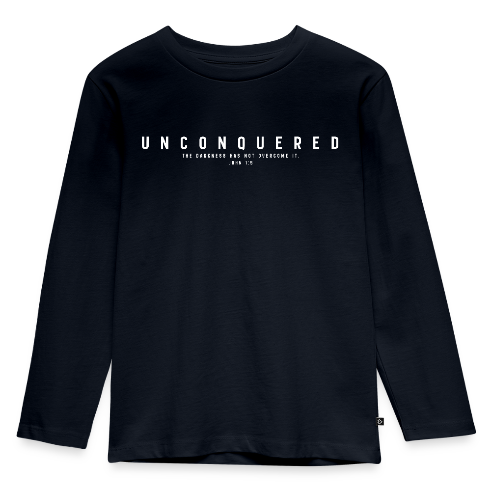 Unconquered Kids' Premium Longsleeve Shirt - navy