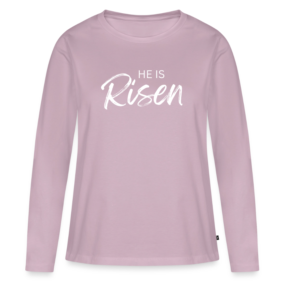 He is Risen Women's Premium Longsleeve Shirt - dusky pink
