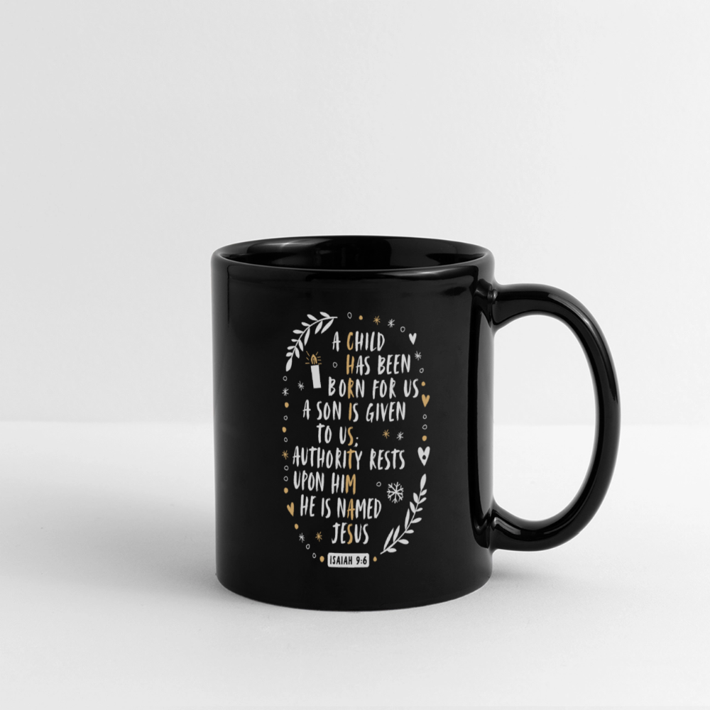 Christmas Panoramic Mug - black