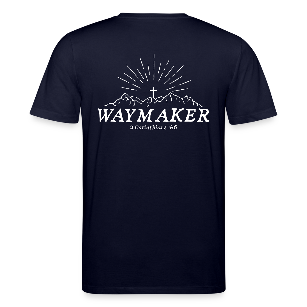 Waymaker Unisex Organic T-Shirt - navy