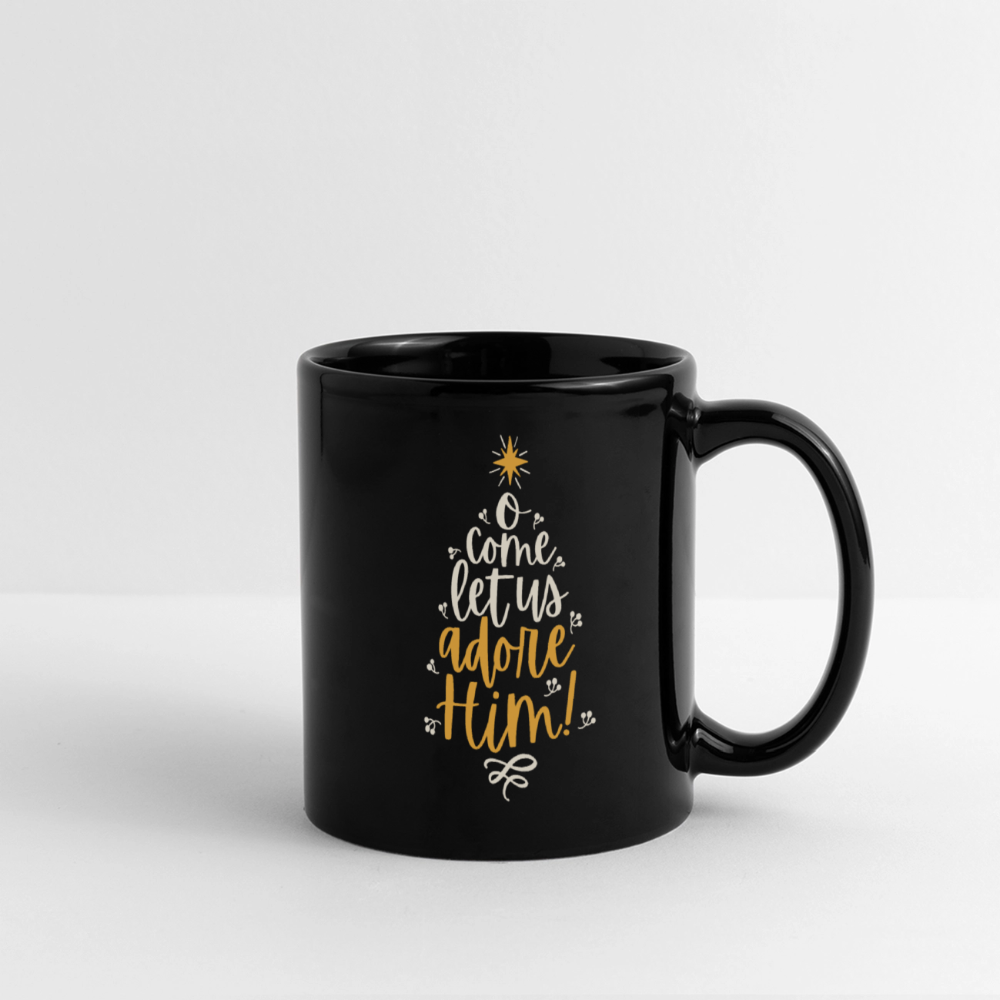 Christmas Panoramic Mug - black
