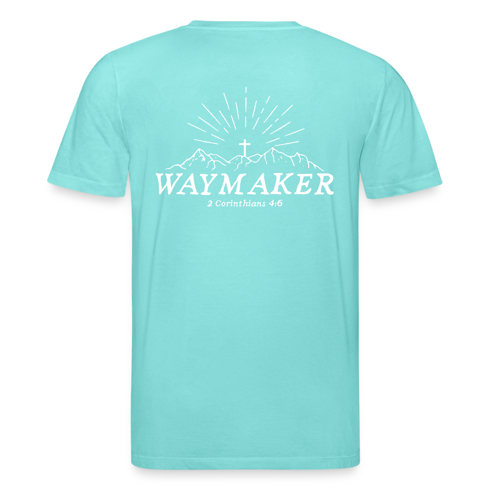 Waymaker Unisex Organic T-Shirt - pool blue