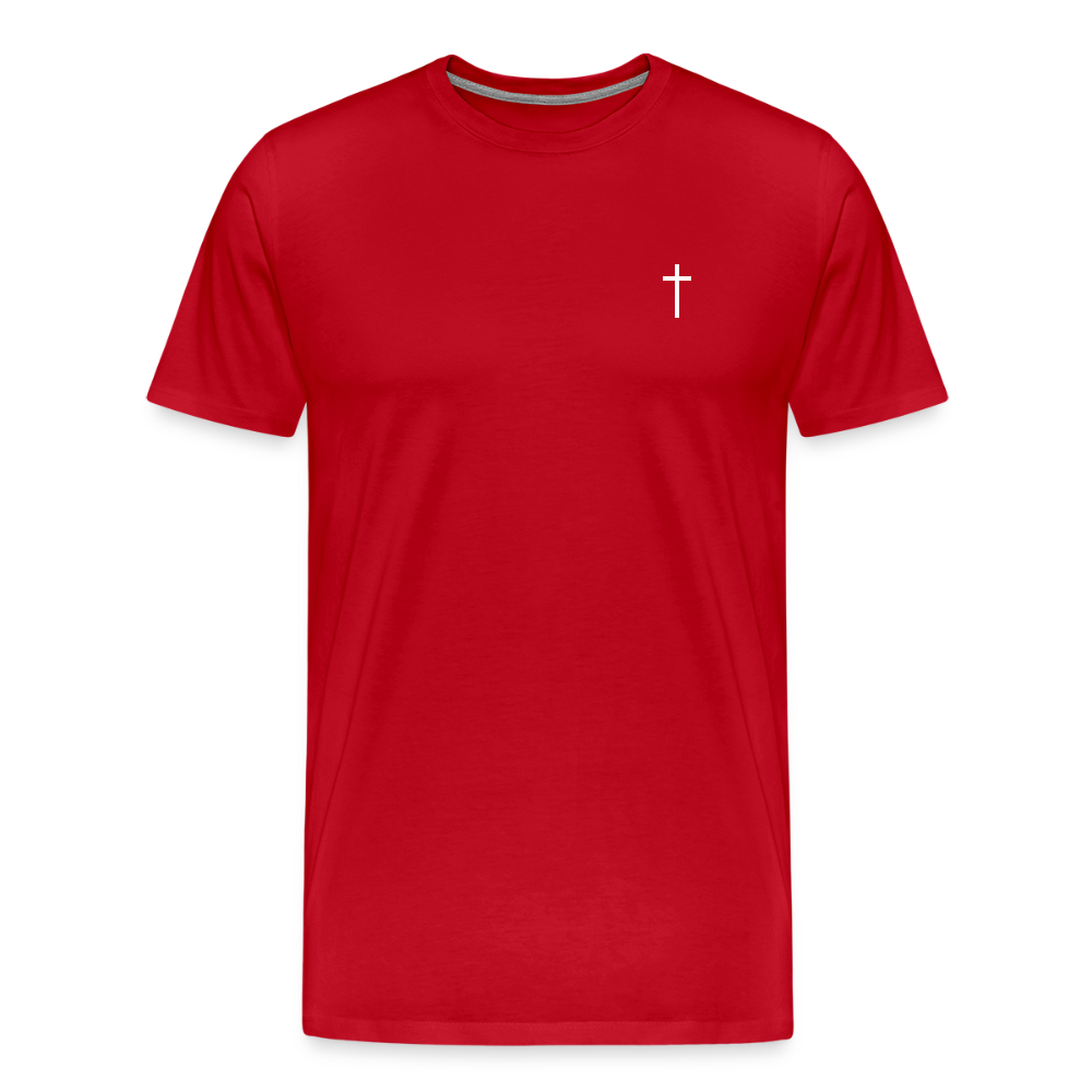 Cross Men’s Premium T-Shirt - red