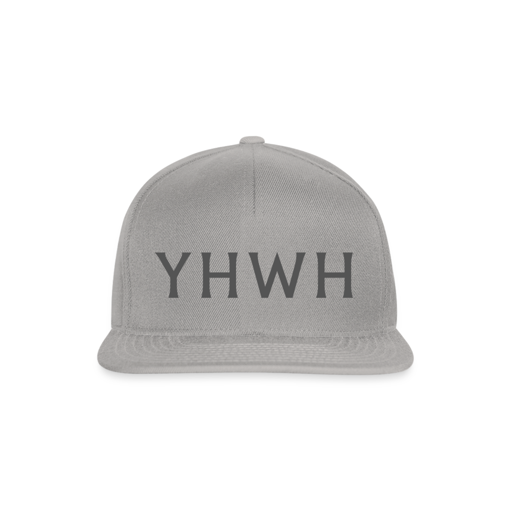 YHWH Snapback Cap - graphite/graphite