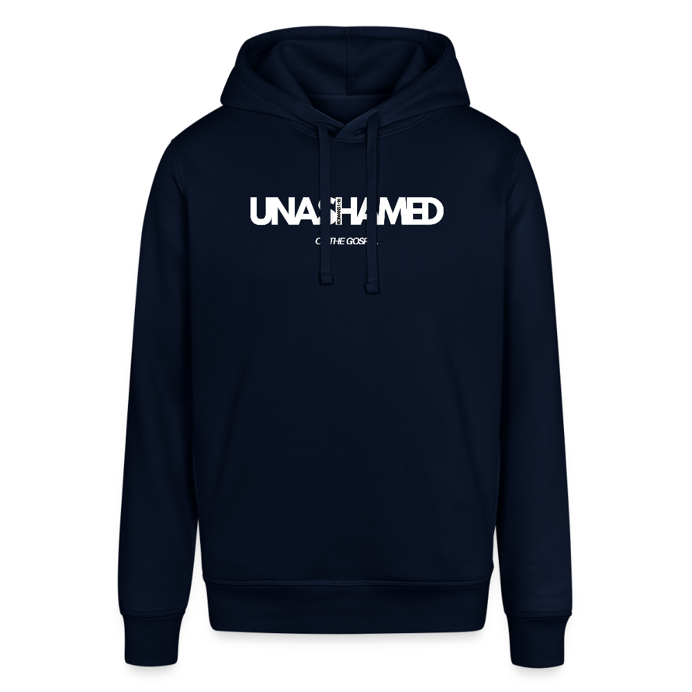 Unashamed Unisex Organic Hoodie - navy