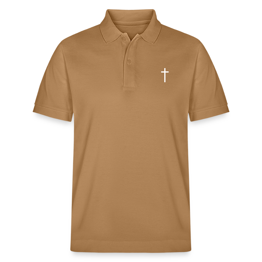Cross Organic Unisex Polo Shirt 2.0 - latte