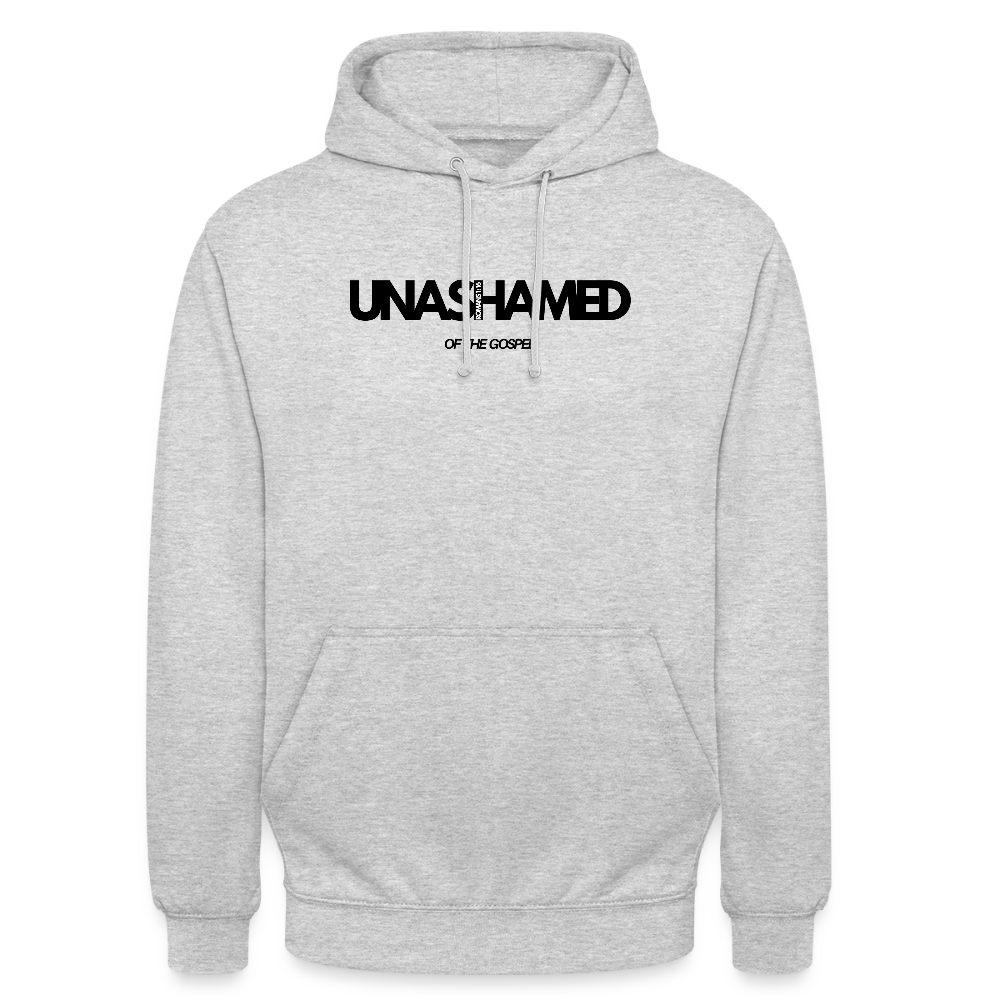 Unashamed unisex Hoodie - light heather grey