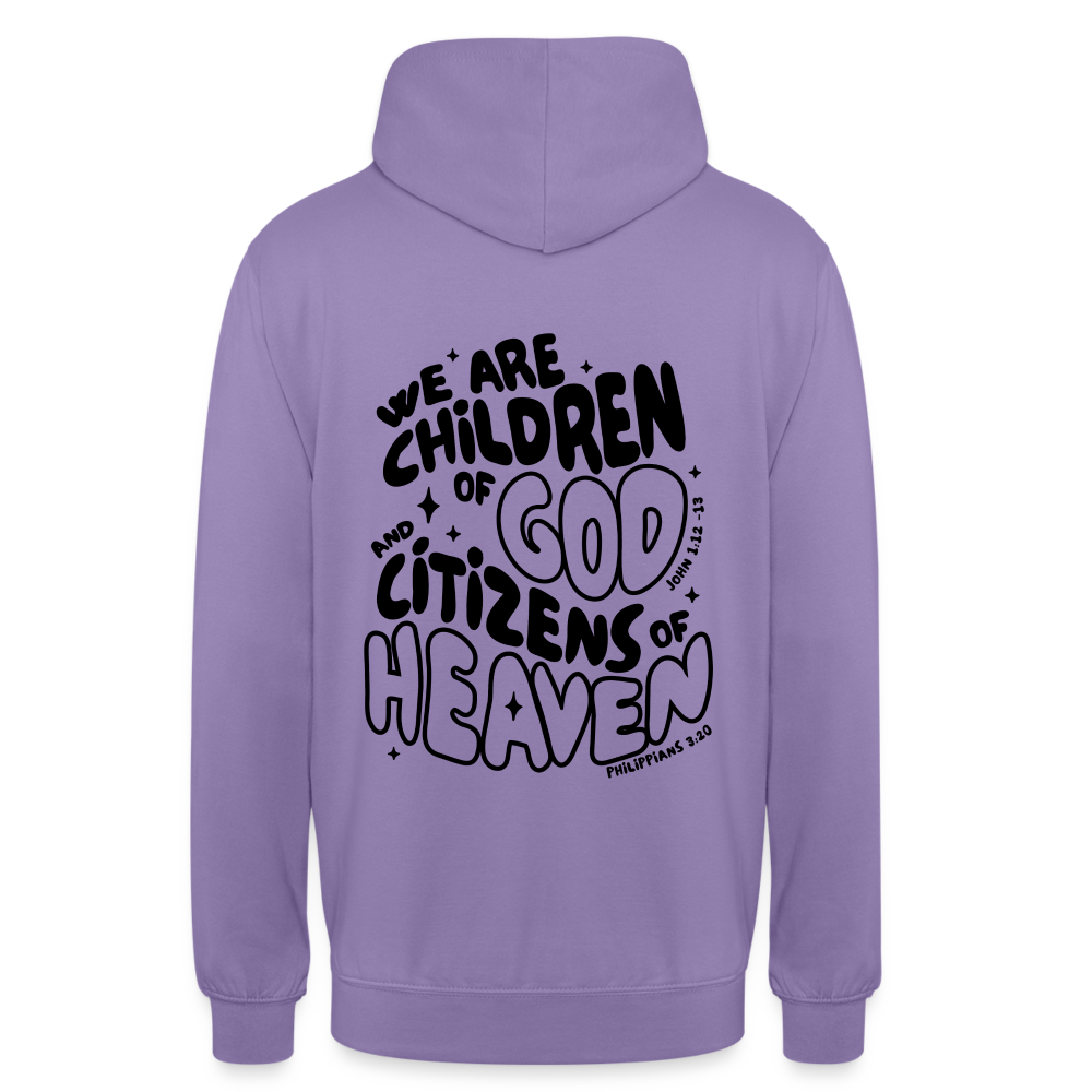 Children of God Unisex Hoodie - lavender