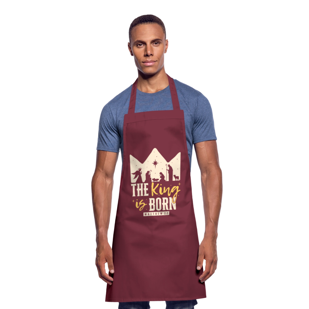 Christmas Cooking Apron - bordeaux