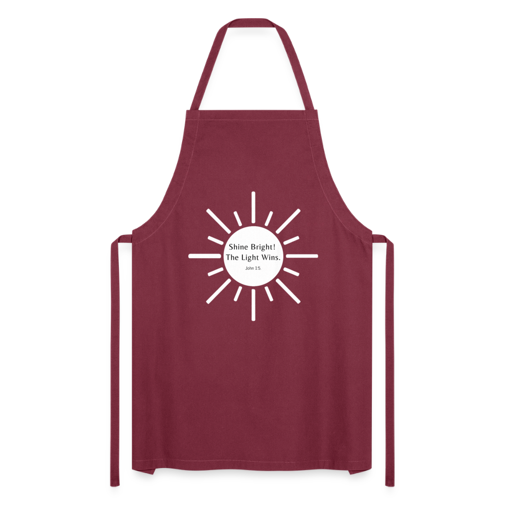 Shine Bright Cooking Apron - bordeaux