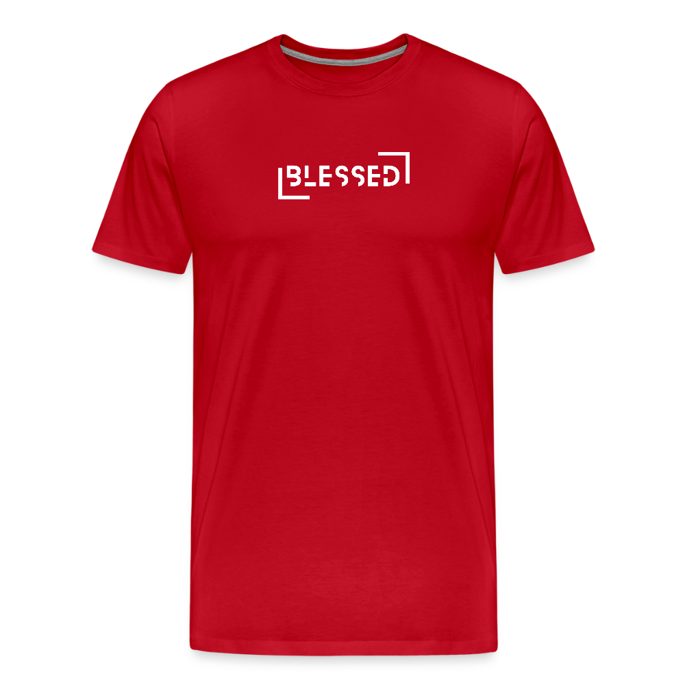 Blessed Men’s Premium T-Shirt - red