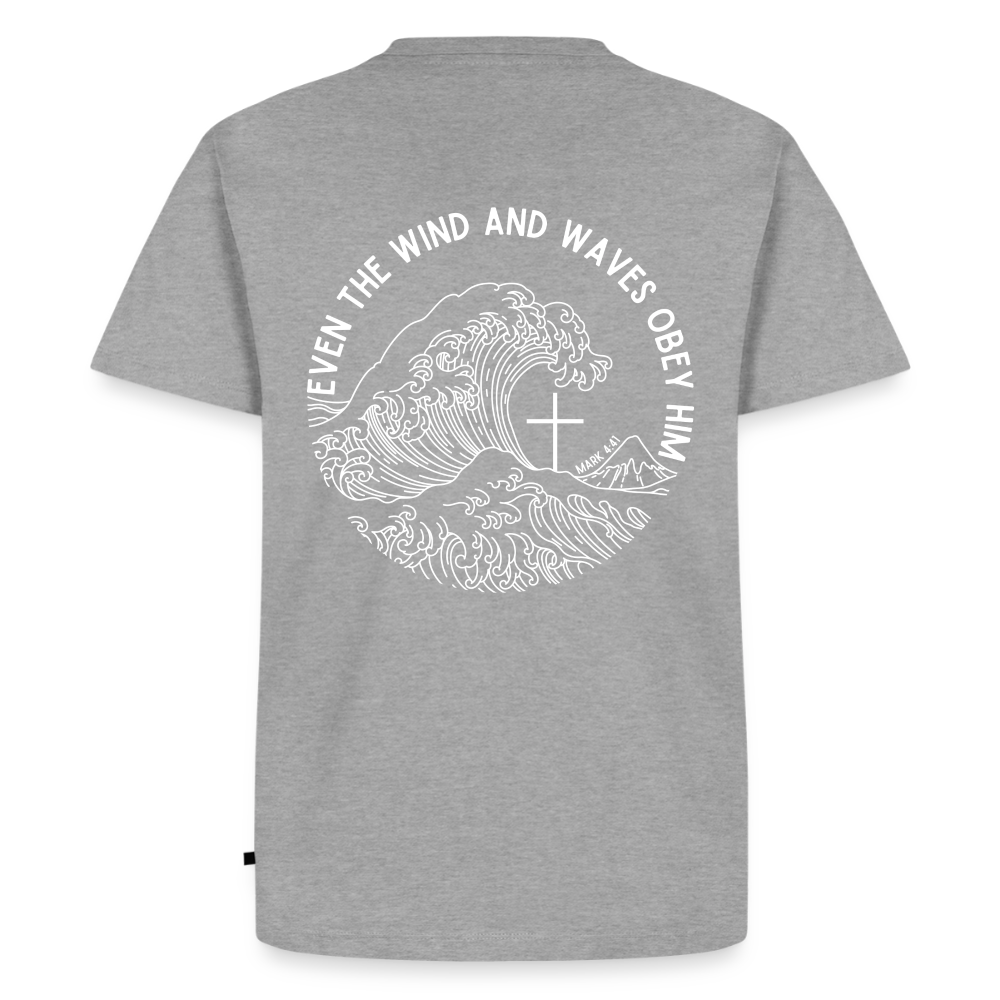 Wind and Waves Men’s Premium T-Shirt - heather grey