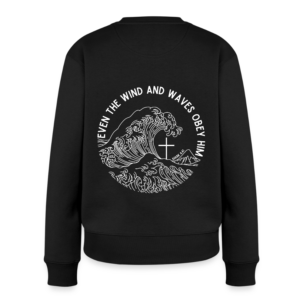 Wind and Waves Women’s Premium Sweatshirt - black