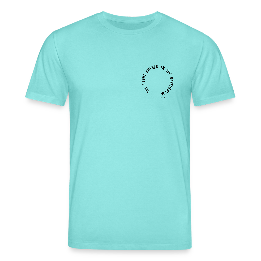 Shine Bright Unisex Organic T-Shirt - pool blue