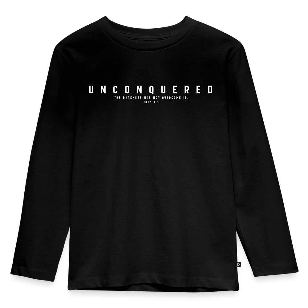 Unconquered Kids' Premium Longsleeve Shirt - black