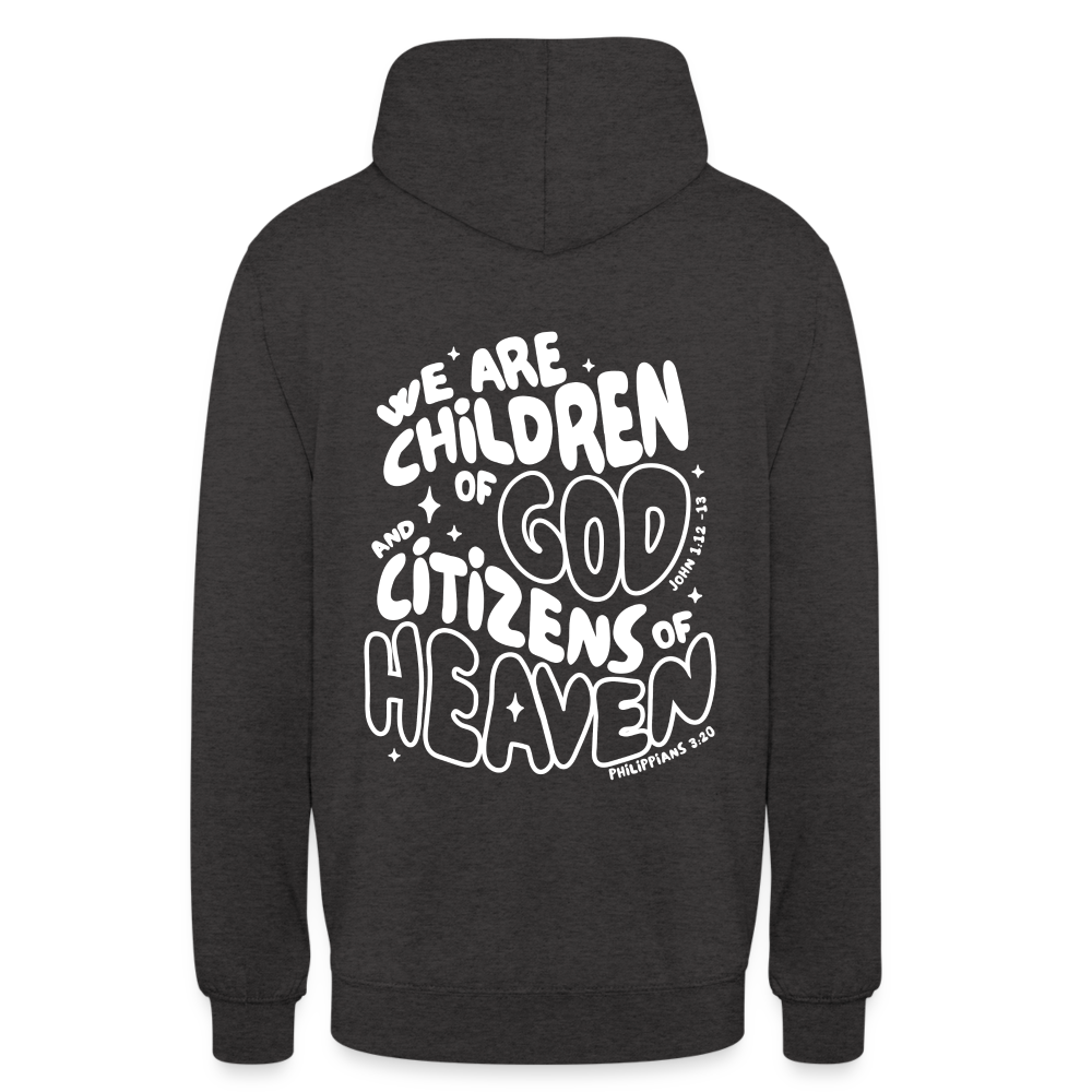 Children of God Unisex Hoodie - charcoal grey