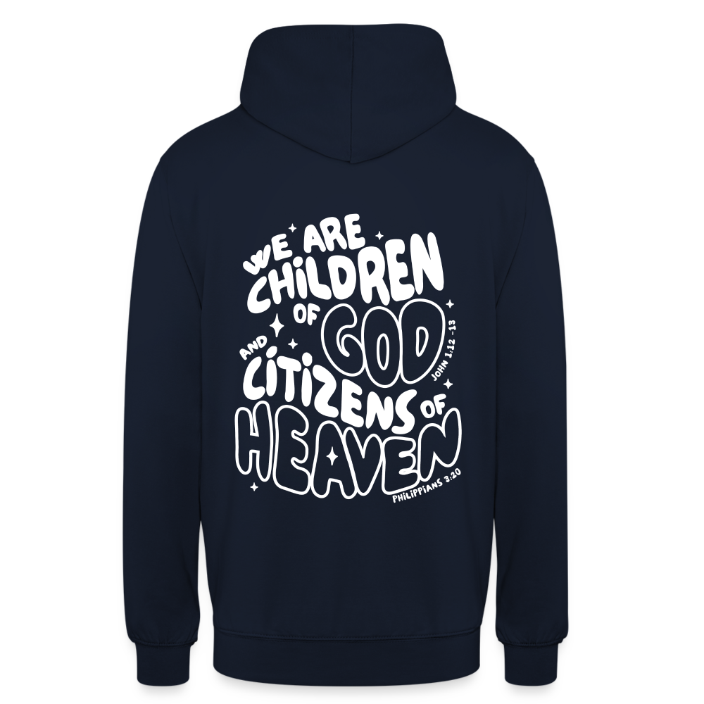 Children of God Unisex Hoodie - navy