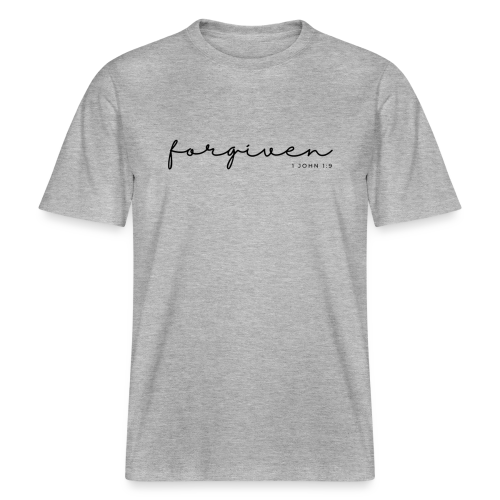Forgiven Unisex Organic T-Shirt - heather grey