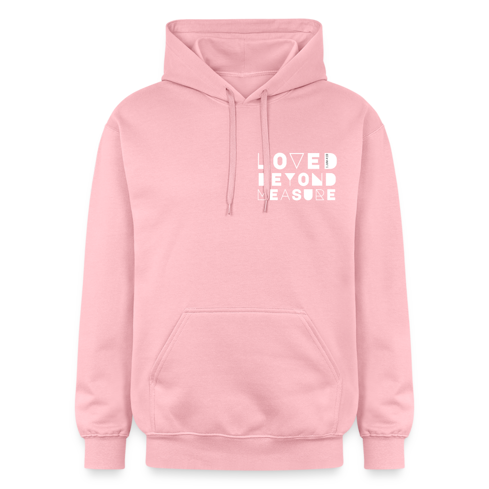 Loved Beyond Measure Unisex Midweight Hoodie - light pink