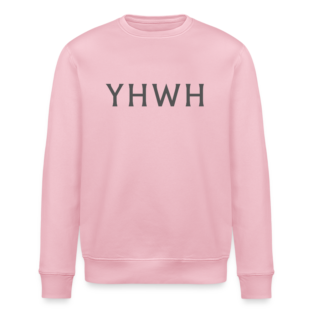 YHWH Unisex Organic Sweatshirt - cotton pink