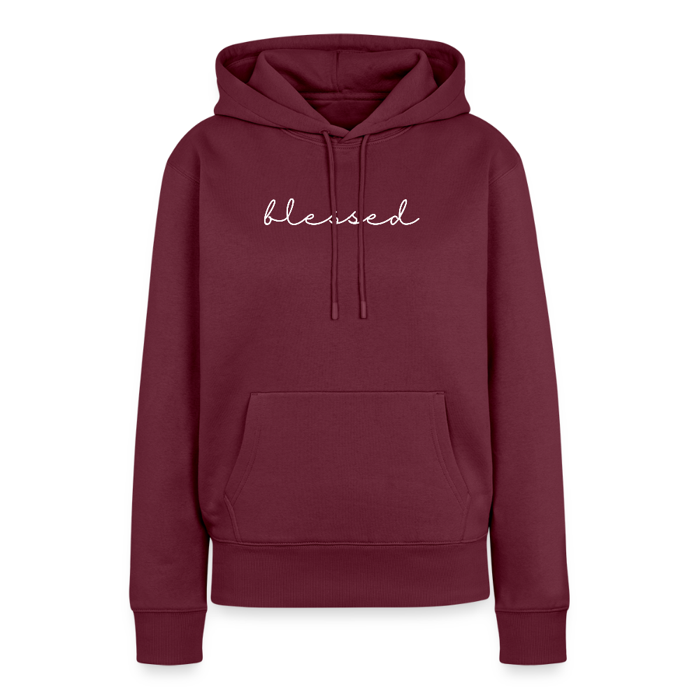 Blessed Women’s Premium Hoodie - burgundy