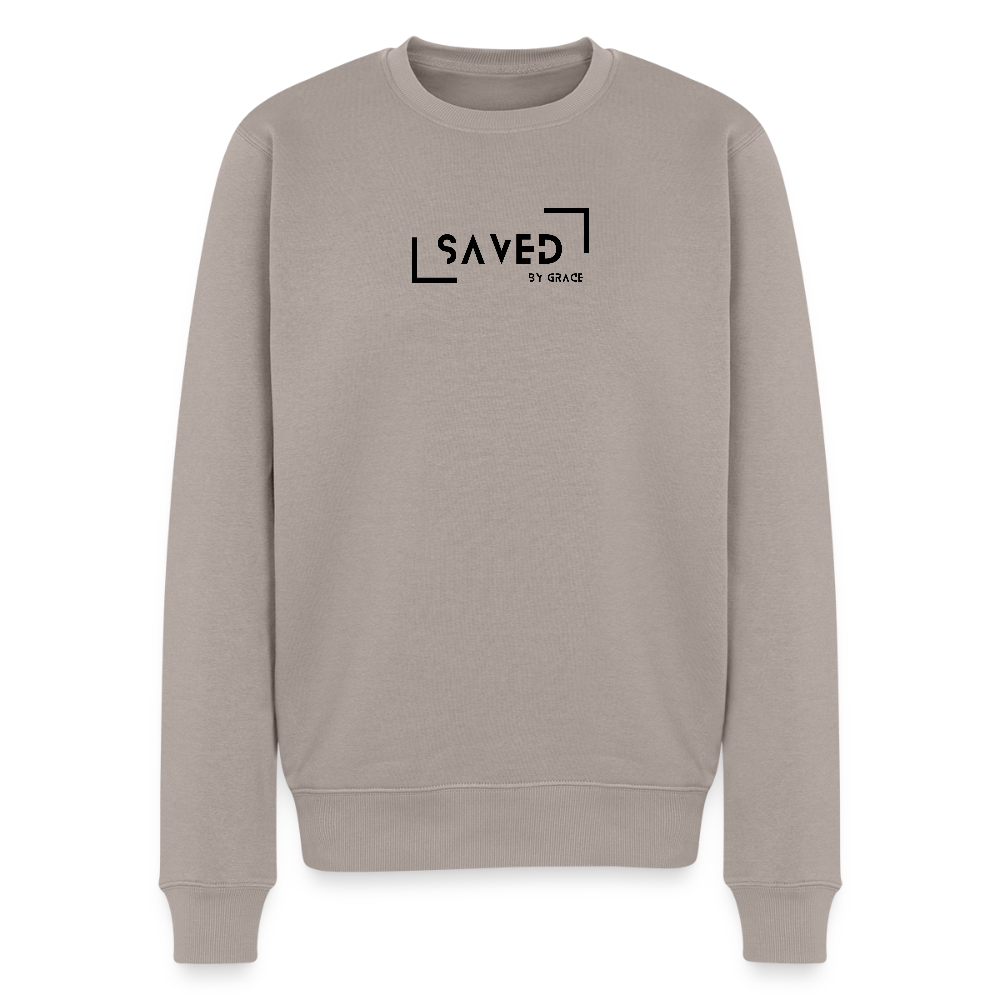 Saved by grace Men’s Premium Sweatshirt - taupe