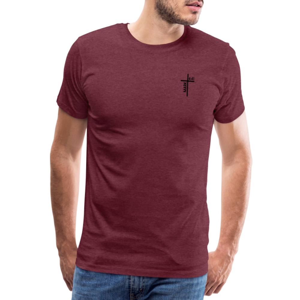 Wind and Waves Men’s Premium T-Shirt - heather burgundy