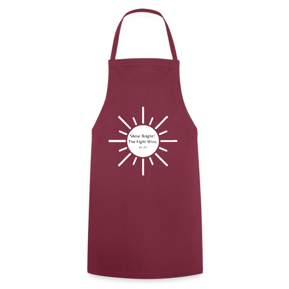 Shine Bright Cooking Apron - bordeaux
