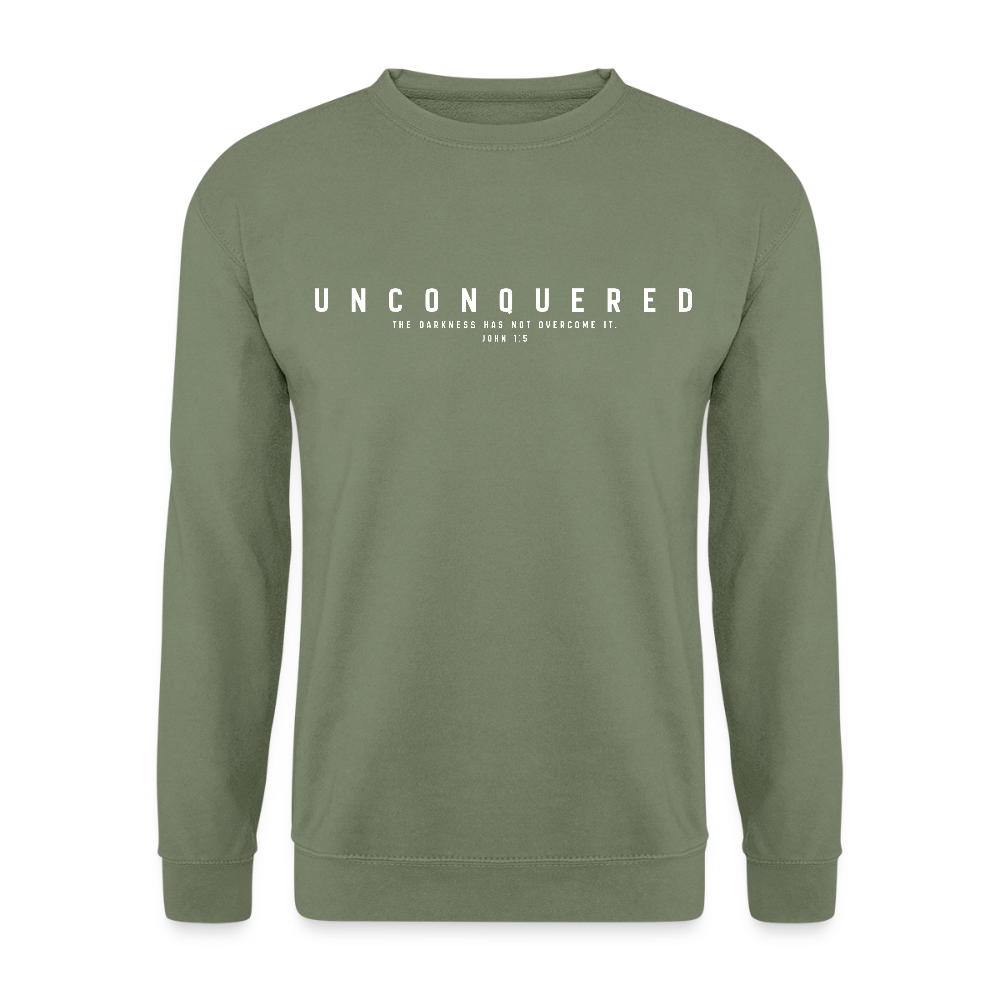 Unconquered Unisex Sweatshirt - army green