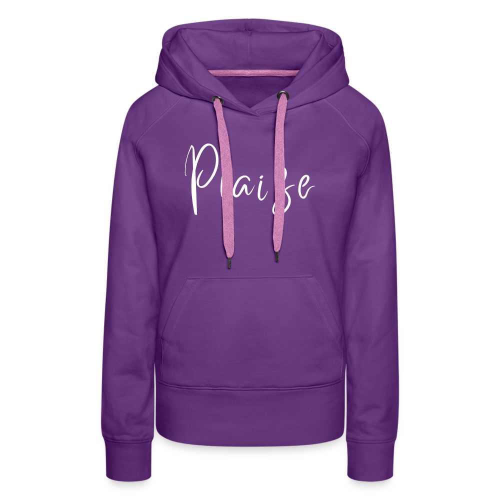 Praise Women’s Premium Hoodie - purple