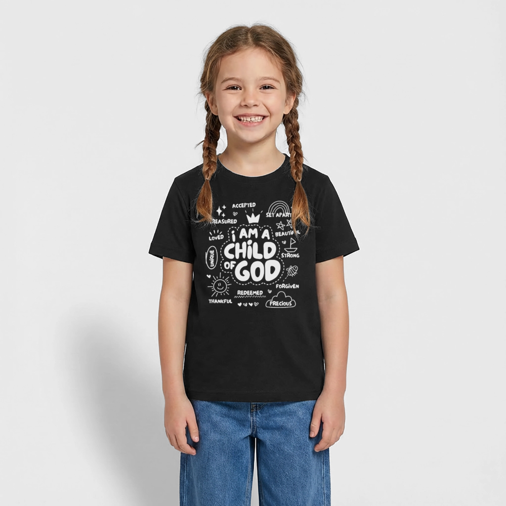 Child of God Kids T-Shirt - black