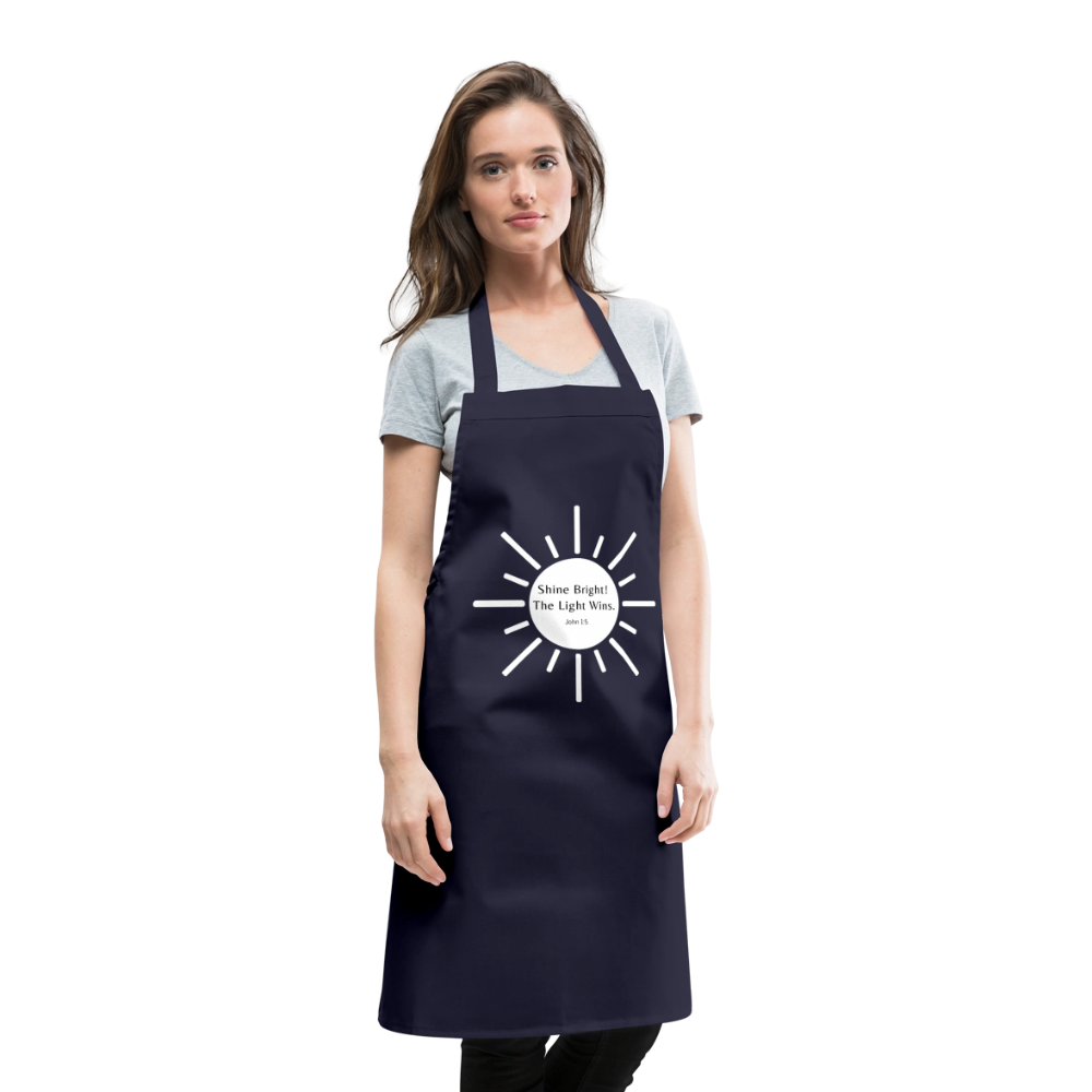 Shine Bright Cooking Apron - navy