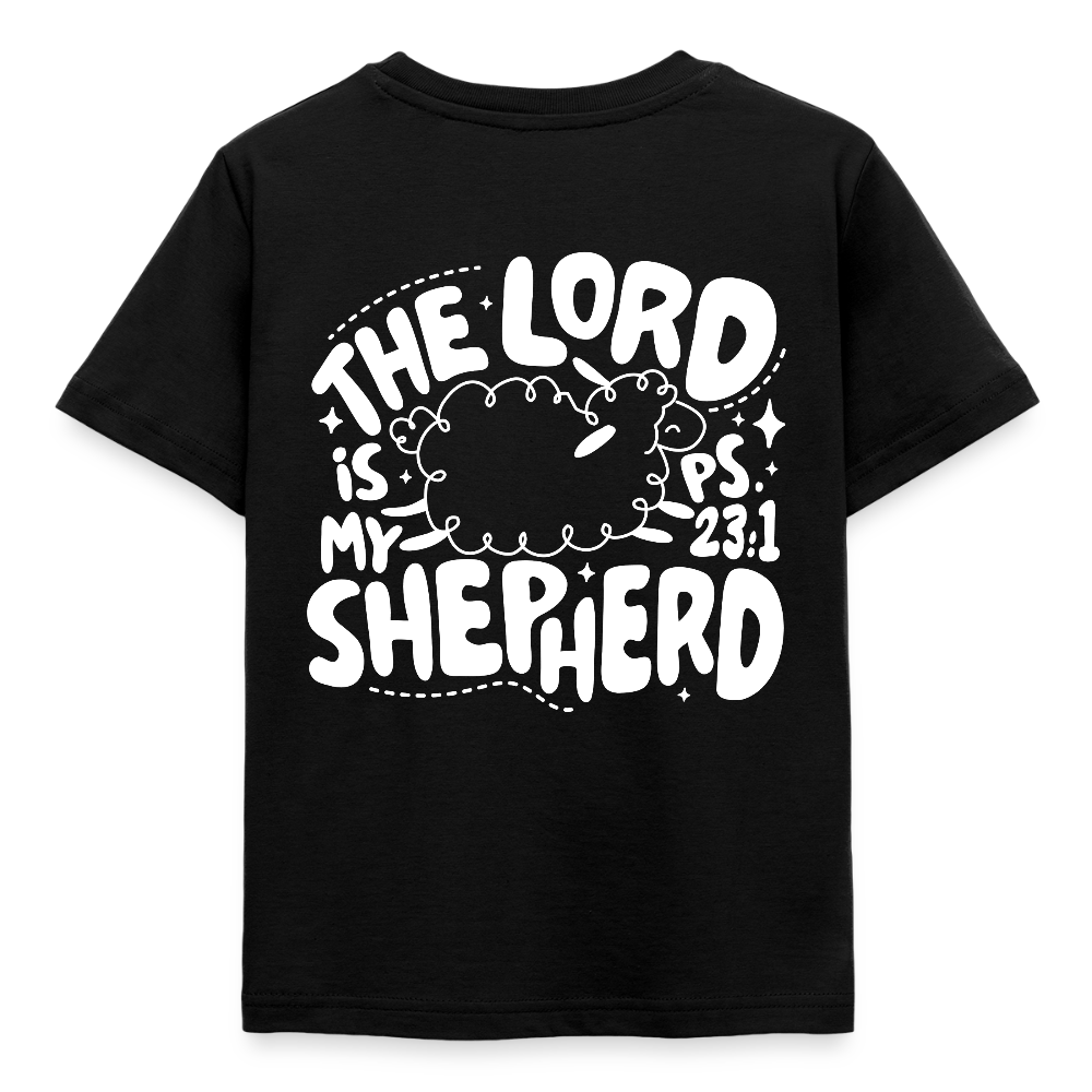 My Shepherd Kids' T-Shirt - back print - black