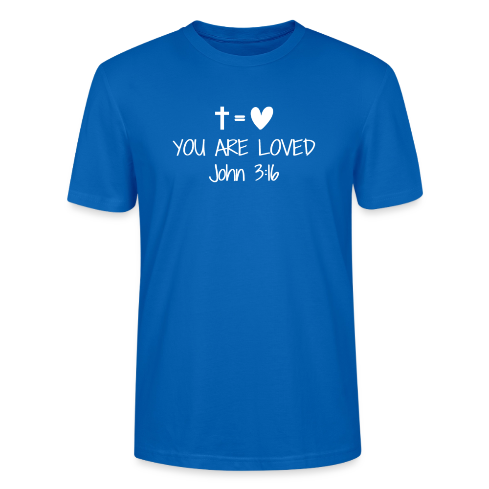 You are loved Unisex T-Shirt - peacock-blue