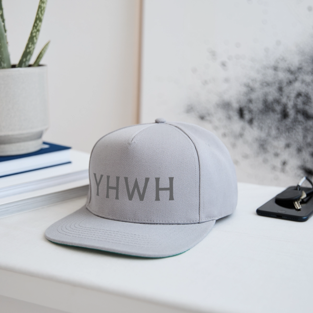 YHWH Snapback Cap - graphite/graphite