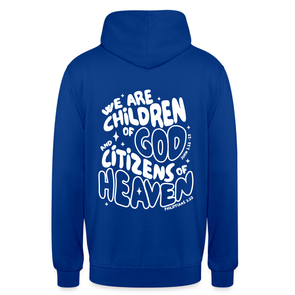 Children of God Unisex Hoodie - bright royal