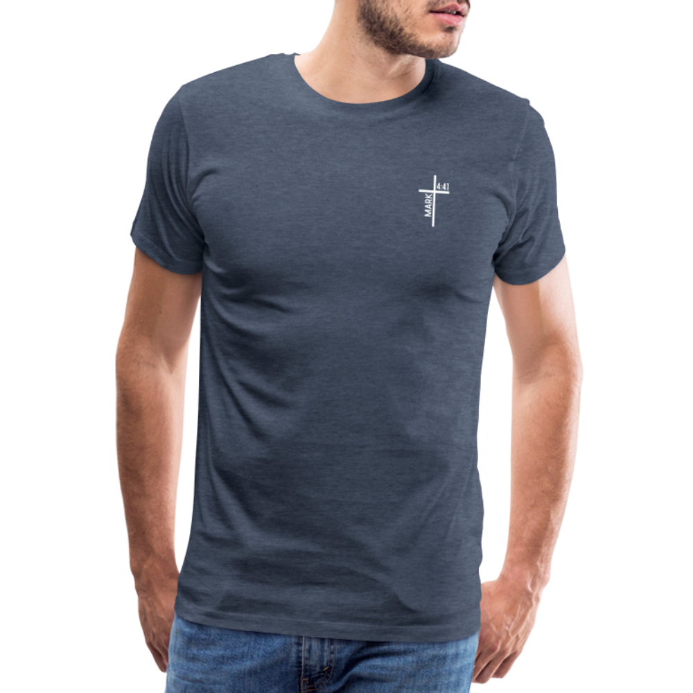 Wind and Waves Men’s Premium T-Shirt - heather blue