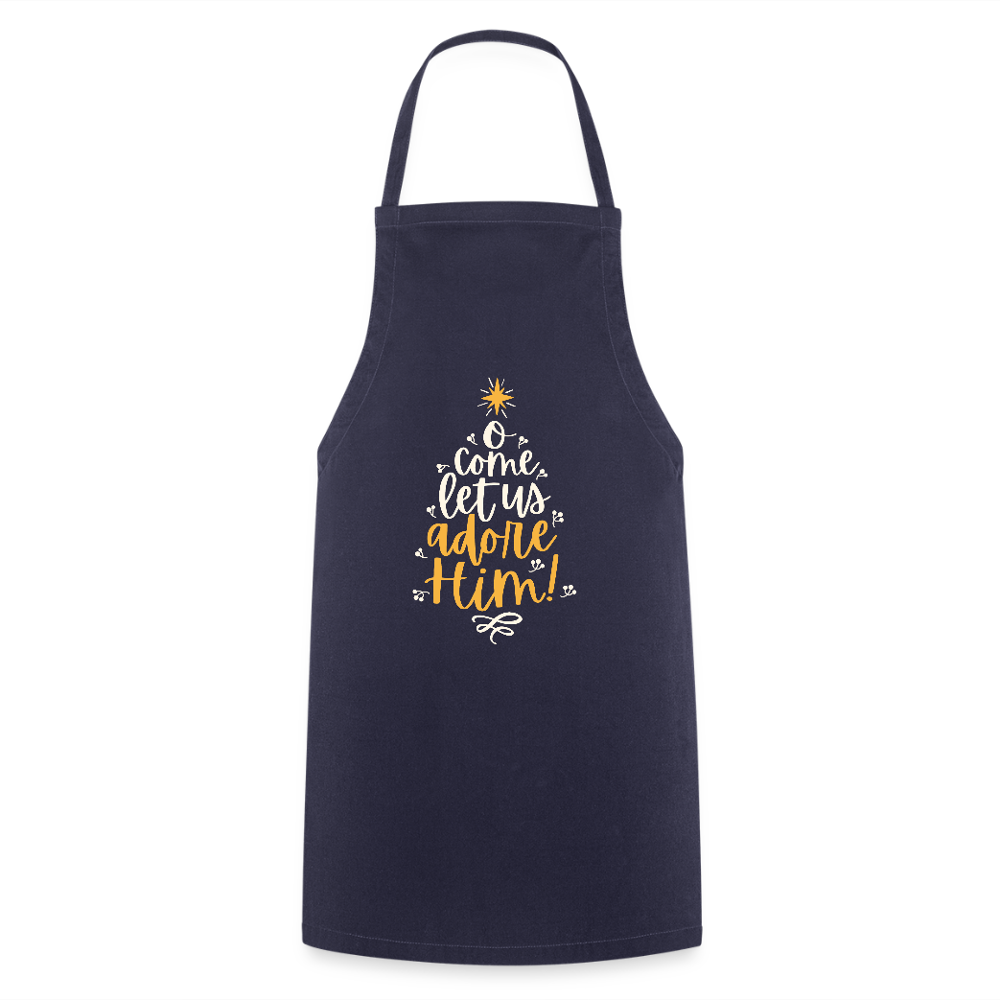 Christmas Cooking Apron - navy