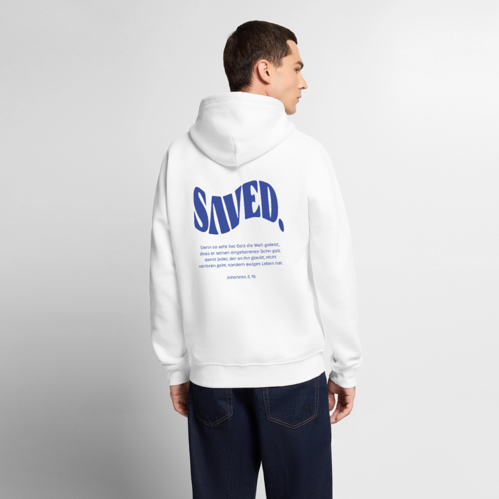 Saved Men’s Premium Hoodie - white