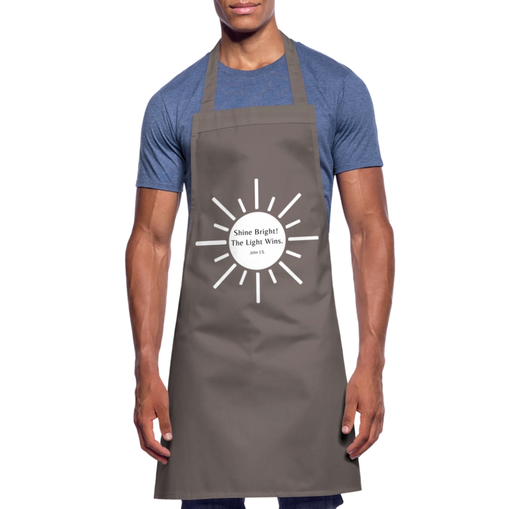 Shine Bright Cooking Apron - grey