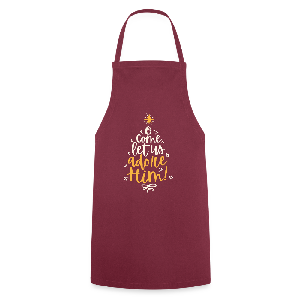 Christmas Cooking Apron - bordeaux