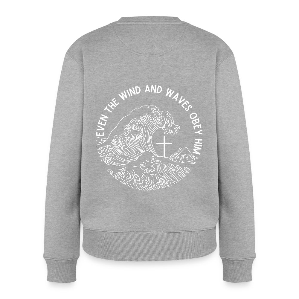 Wind and Waves Women’s Premium Sweatshirt - heather grey