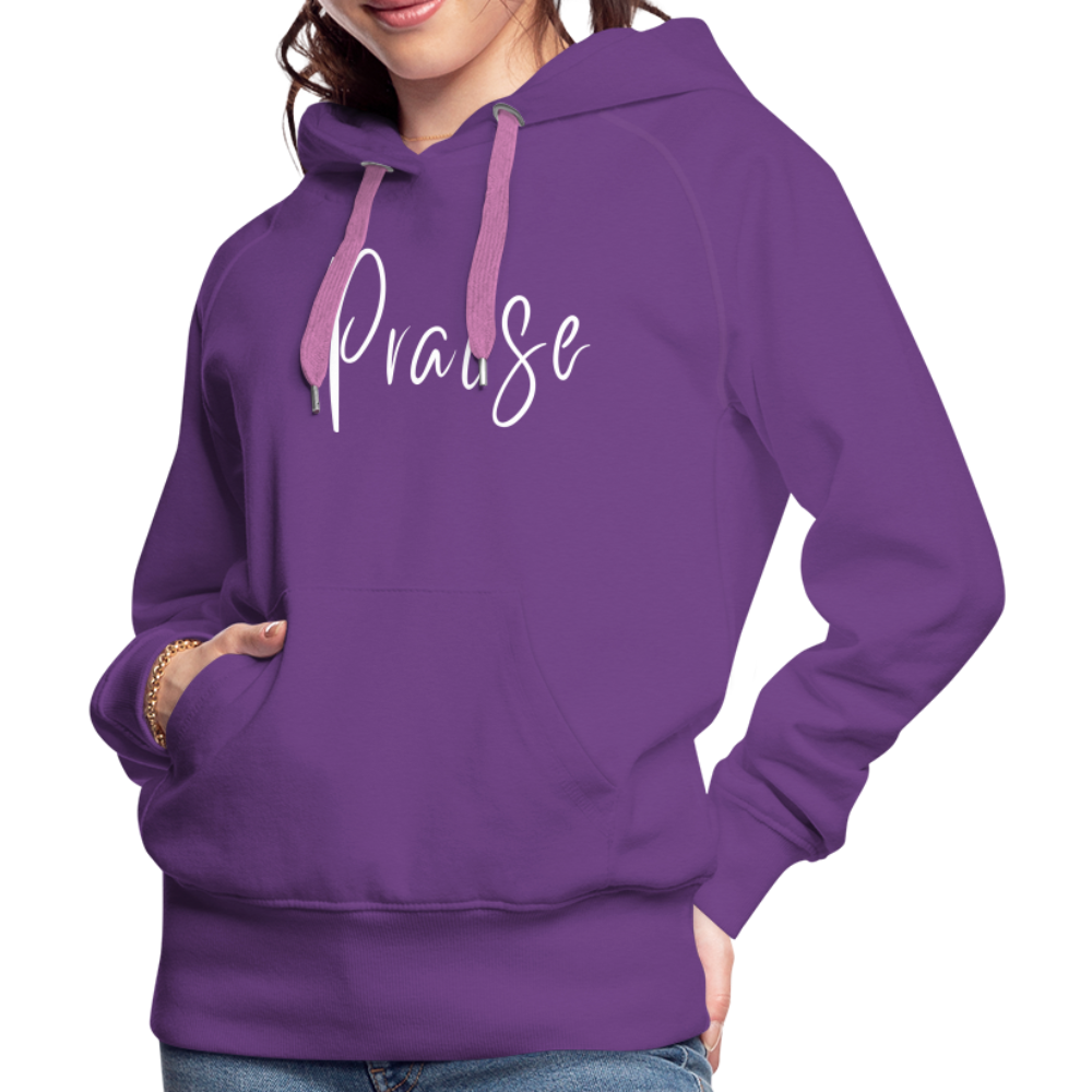 Praise Women’s Premium Hoodie - purple