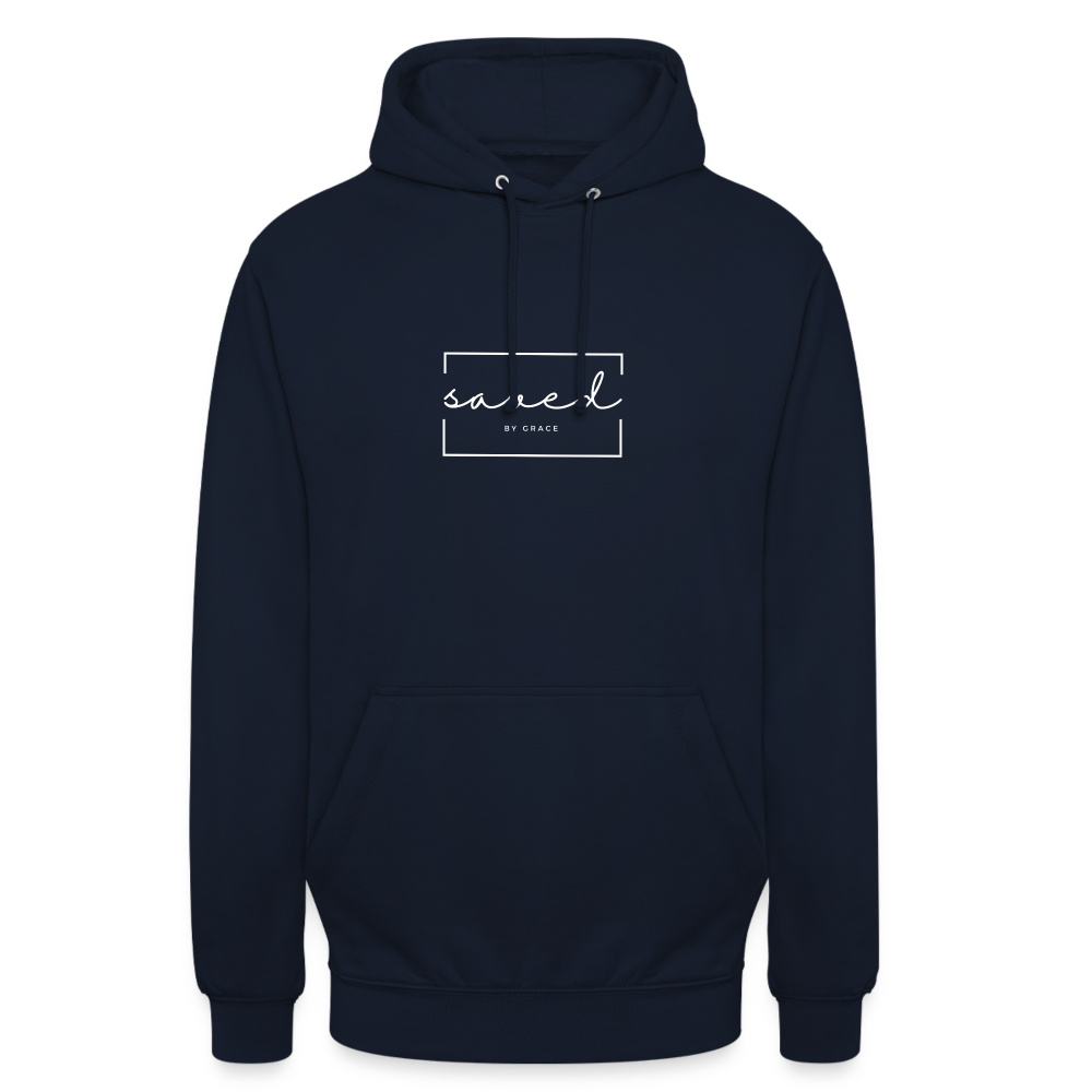 Saved by grace Unisex Hoodie - navy
