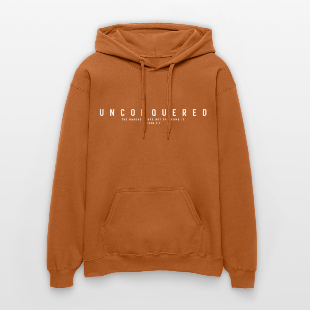 Unconquered Unisex Softstyle® Midweight Hoodie - Athletic Orange