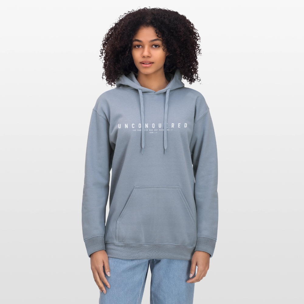 Unconquered Unisex Softstyle® Midweight Hoodie - blue