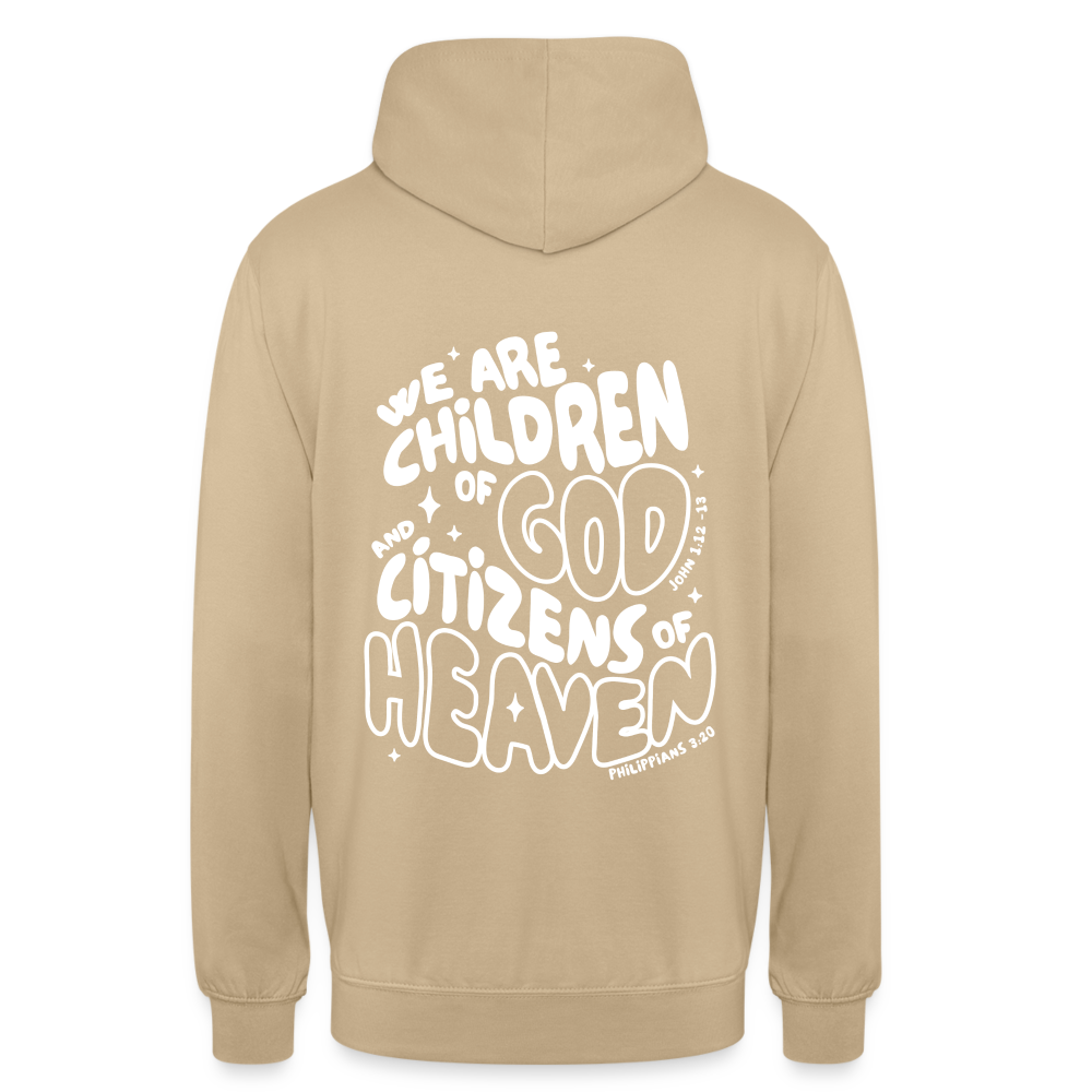 Children of God Unisex Hoodie - beige