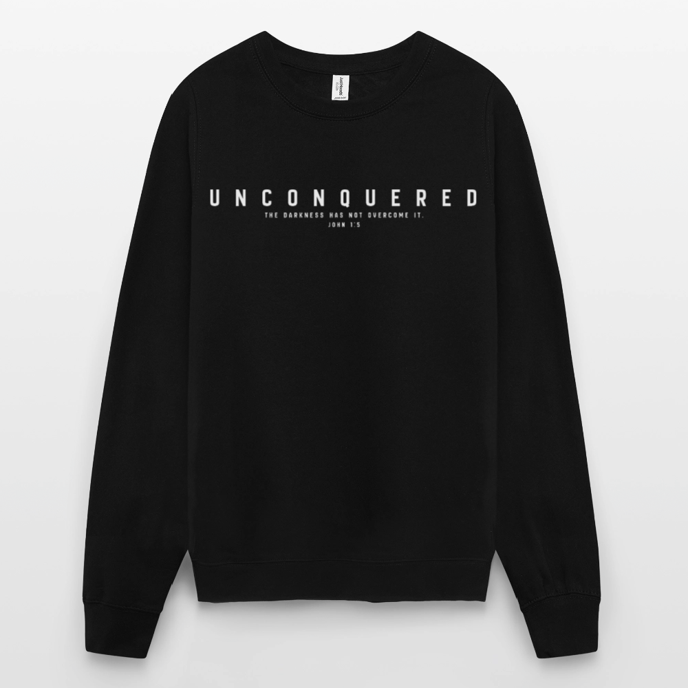 Unconquered Unisex Sweatshirt - black