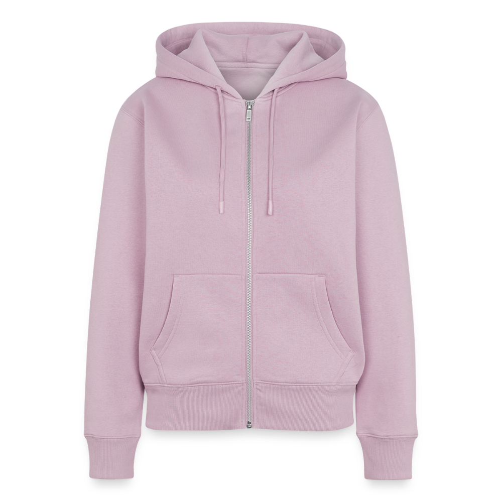 Rooted Women’s Zip Hooded Jacket - dusky pink