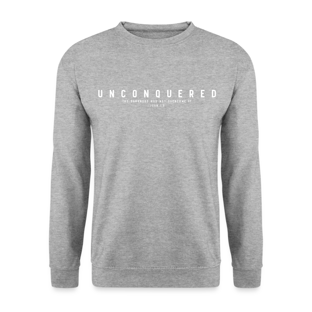 Unconquered Unisex Sweatshirt - salt & pepper